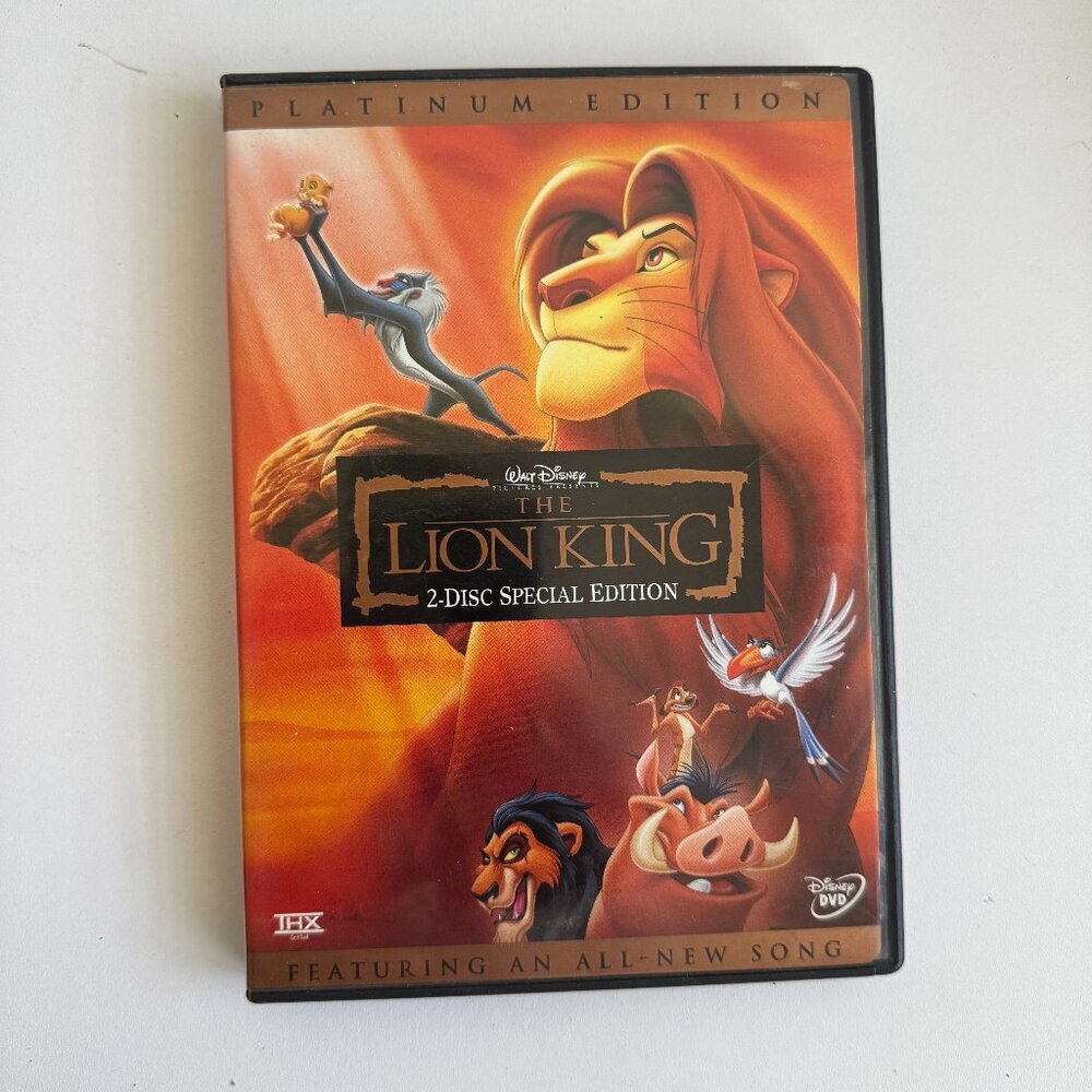 The Lion King Platinum Edition 2-Disc DVD Special Edition Disney Classic Complet